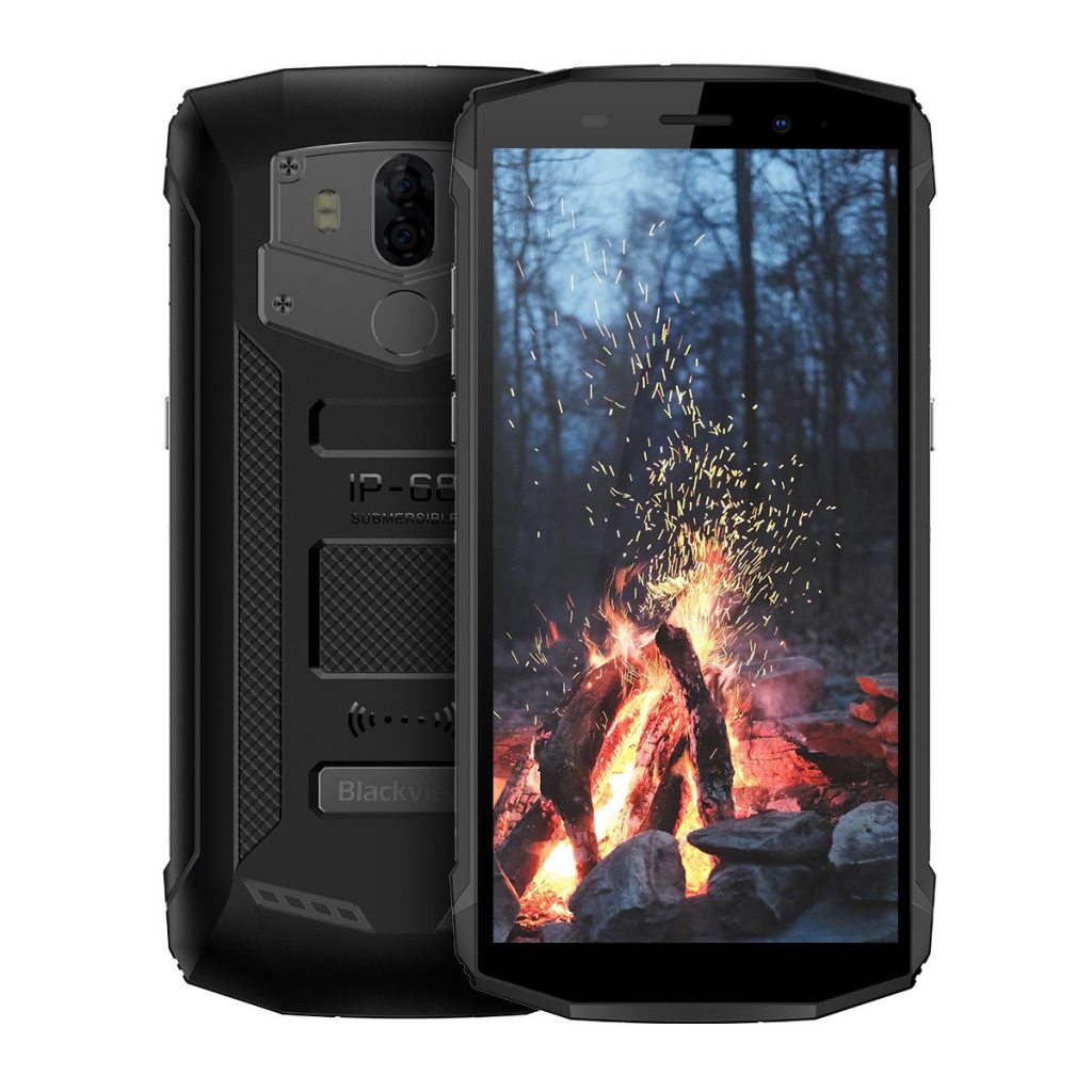 【Ricarica Wireless】Blackview BV5800 Pro IP68 Outdoor Smartphone Antipolvere Impermeabile Antipolvere, Batteria 5580mAh, Dual SIM 4G da 5.5" Cellulare, 2GB+16GB, 13MP+8MP, Android 8.1, GPS/NFC/Face ID
