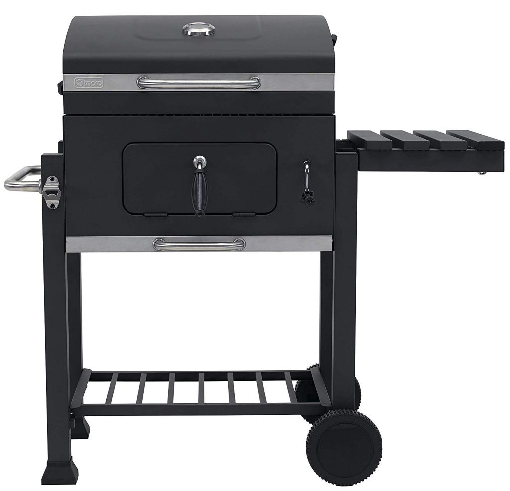 Tepro - Barbecue a carbone Toronto Click, modello 2019, antracite/acciaio INOX
