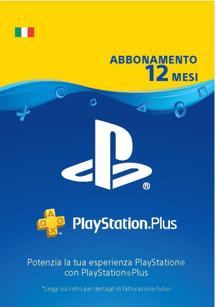 PlayStation Plus Abbonamento 12 Mesi