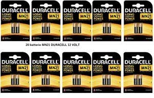 Duracell MN21 Batteria alcalina - 12 V 23 A 20 pz