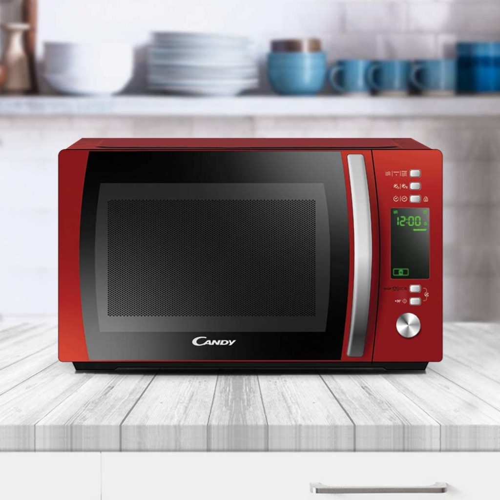 Candy Microonde con Grill e App Cook-in - Rosso