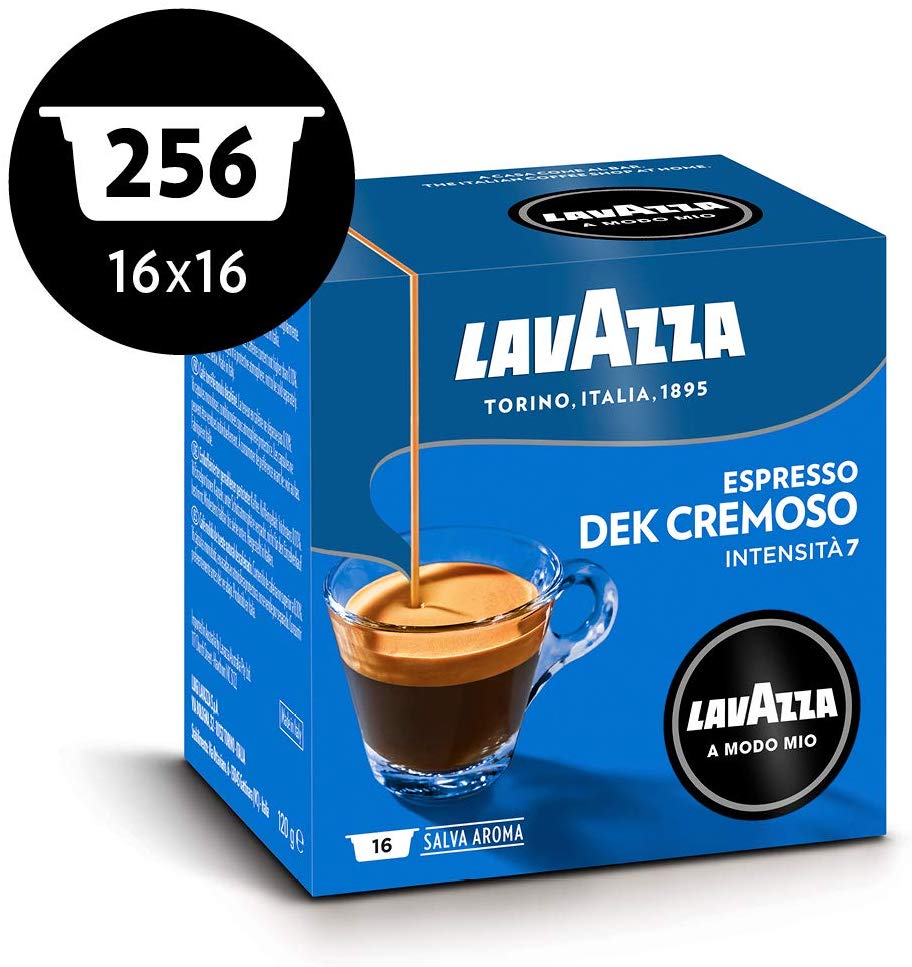 Lavazza A Modo Mio Espresso Dek Cremoso - 256 Caps