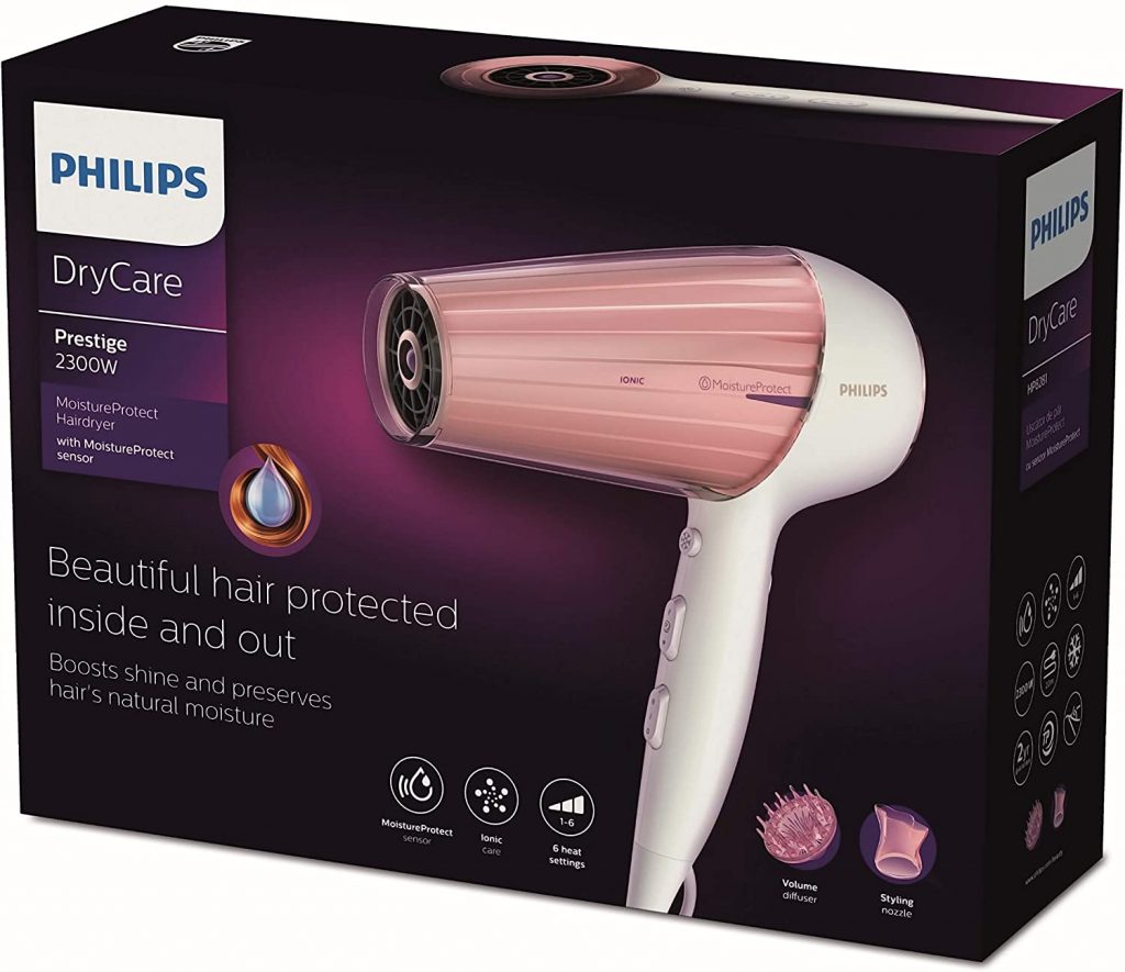 Philips DryCare Asciugacapelli MoistureProtect 