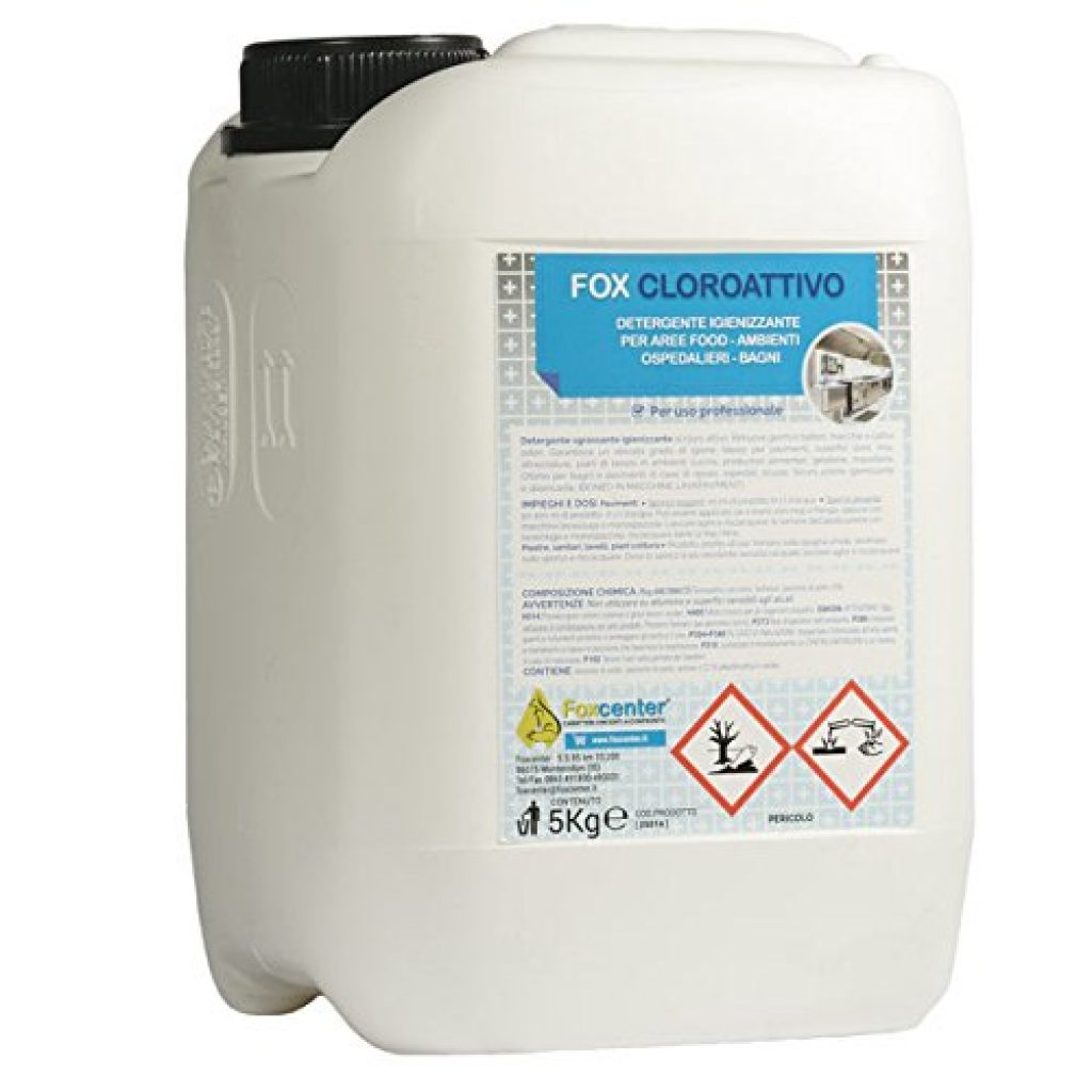 Fox Cloroattivo detergente battericida concentrato - 5 Kg 