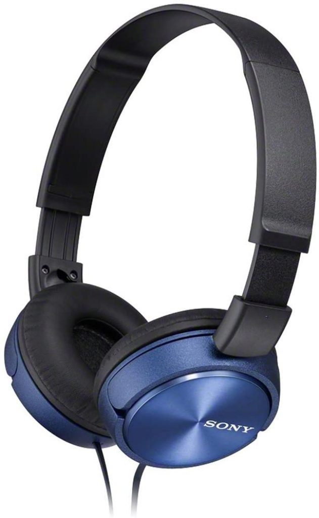 Sony blue headphones