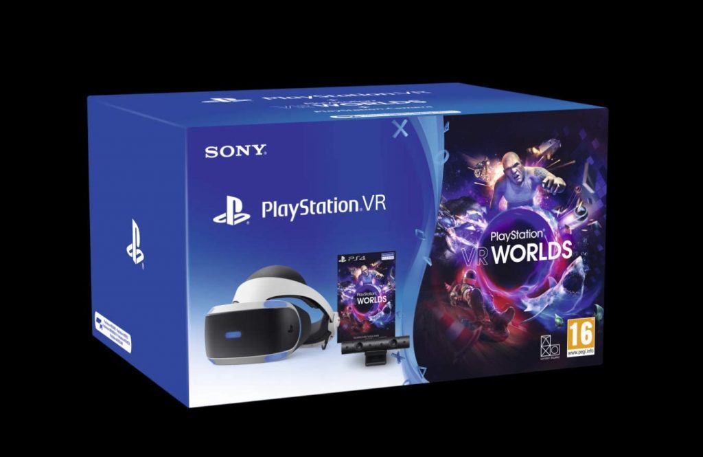 Playstation 4 - PS VR Mk4 + Camera + Gioco VR Worlds (Voucher)