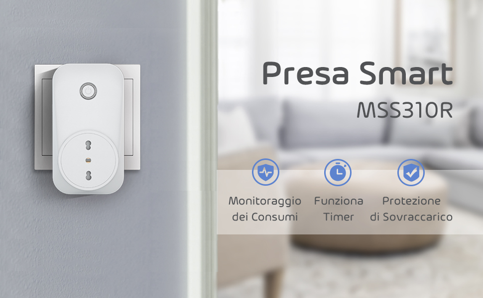 Presa Intelligente Wifi Italiana Smart Plug