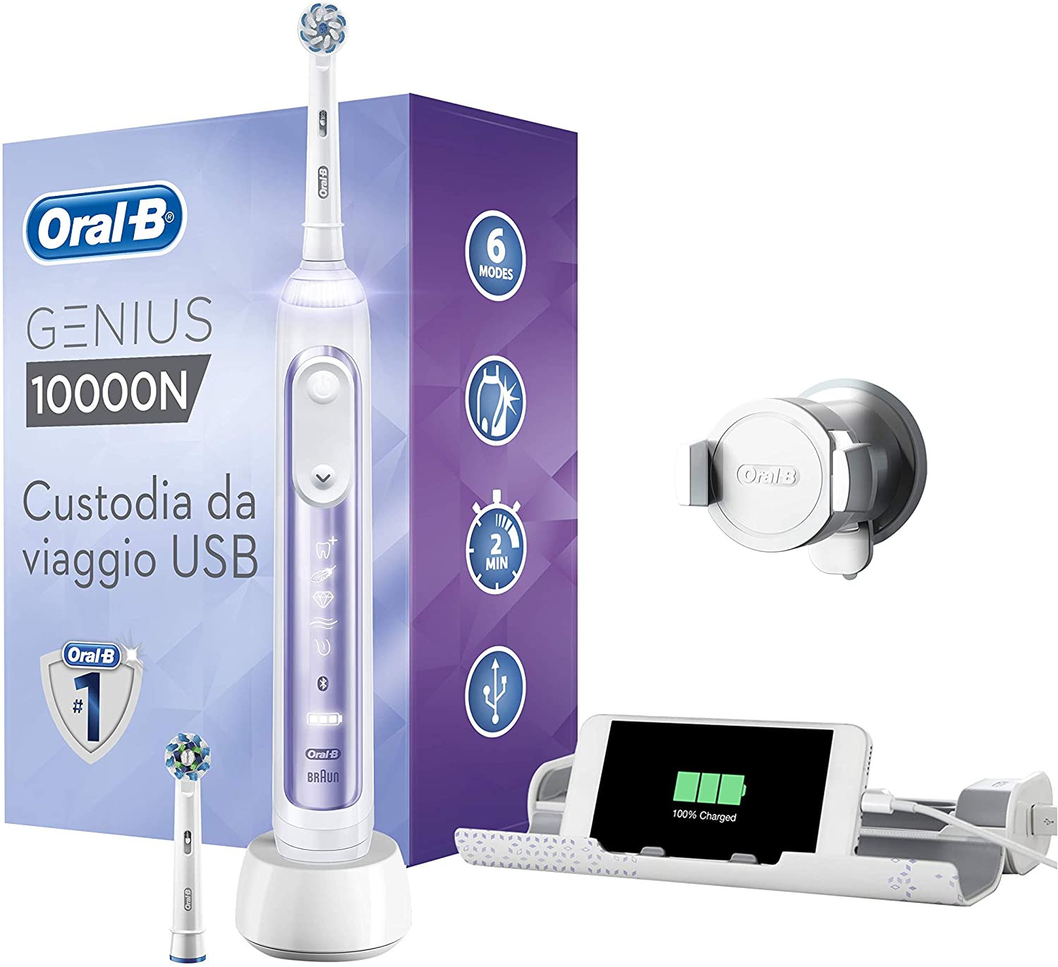 Oral-B Genius 10000N Spazzolino Elettrico Ricaricabile
