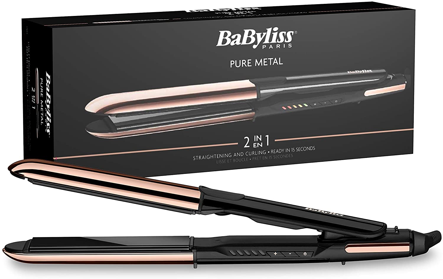 BaByliss Piastra Lisciante 2 in 1