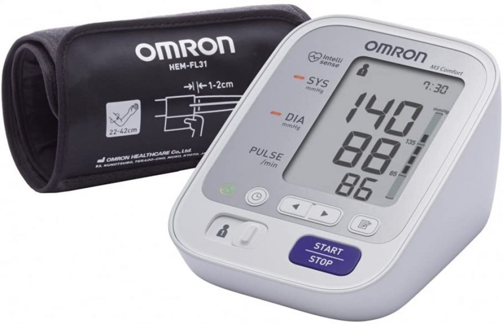OMRON M3 Comfort - Misuratore di Pressione da Braccio Digitale 