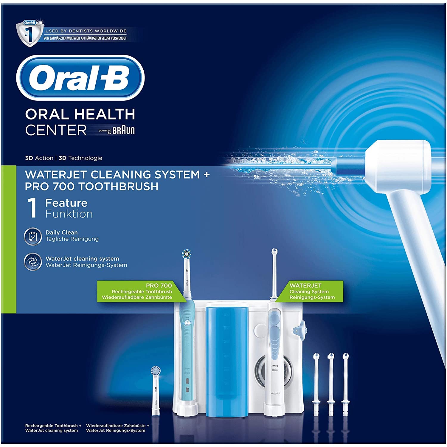 Oral-B Waterjet Sistema Pulente - Idropulsore e Spazzolino