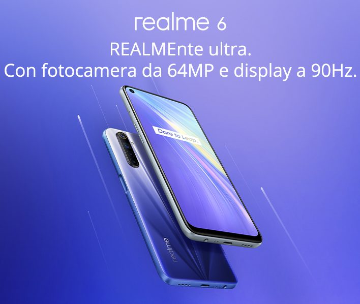 Realme 6 Smartphone Display Ultra Fluido - (Comet Blue)