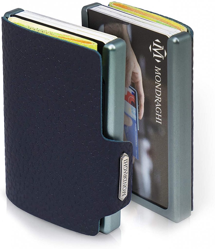 Mondraghi® One Blue Portafoglio - Protezione RFID integrata