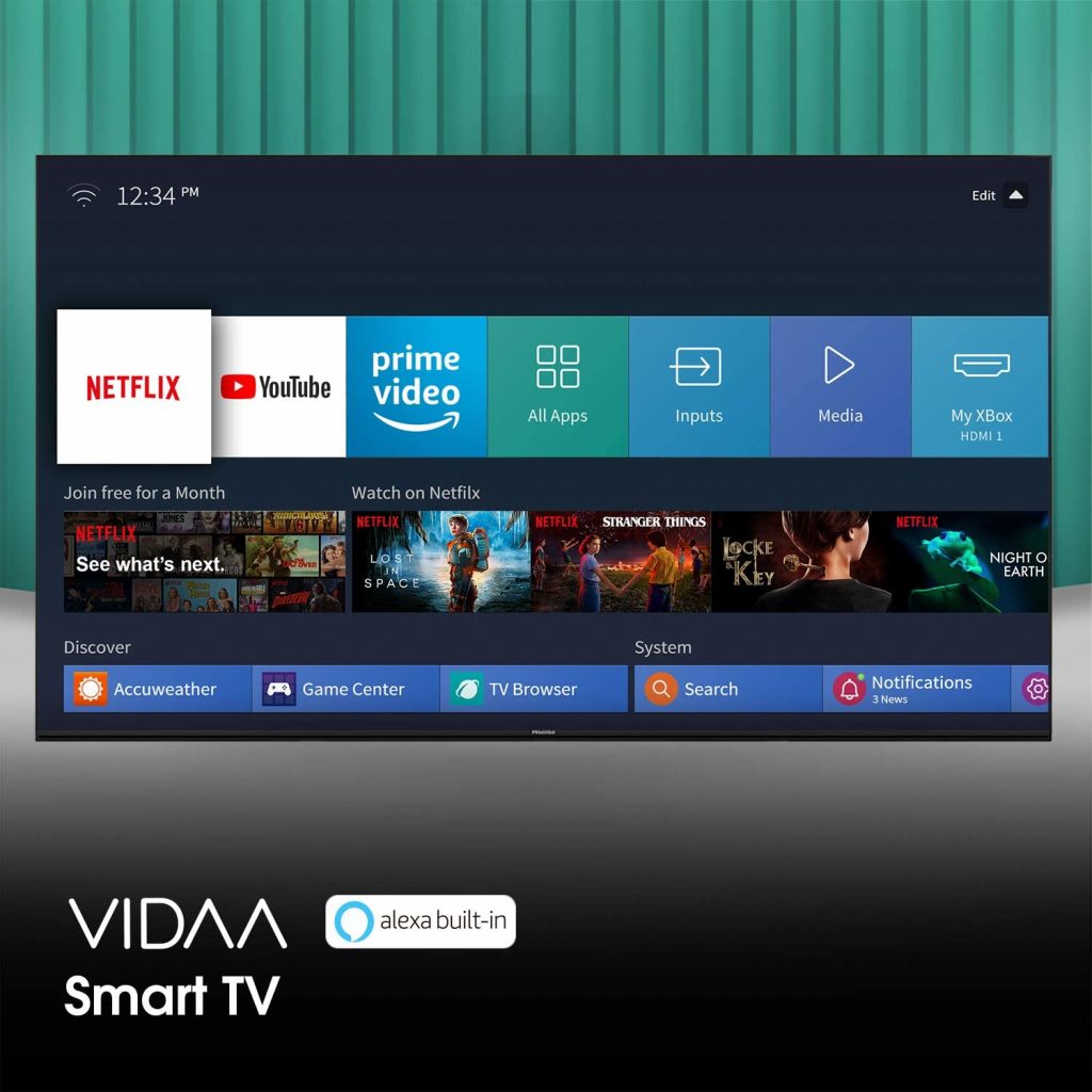 Hisense Smart TV LED Ultra HD 4K 43"- Alexa integrata