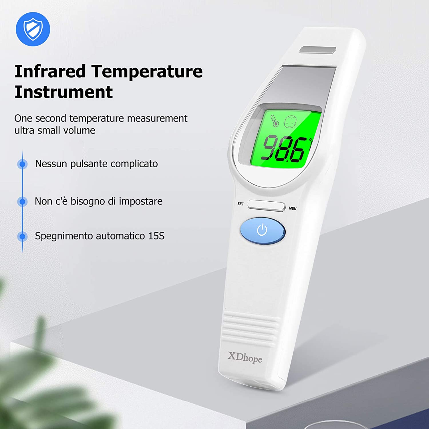 Termometro Infrarossi Professionale - Frontale Senza Contatto