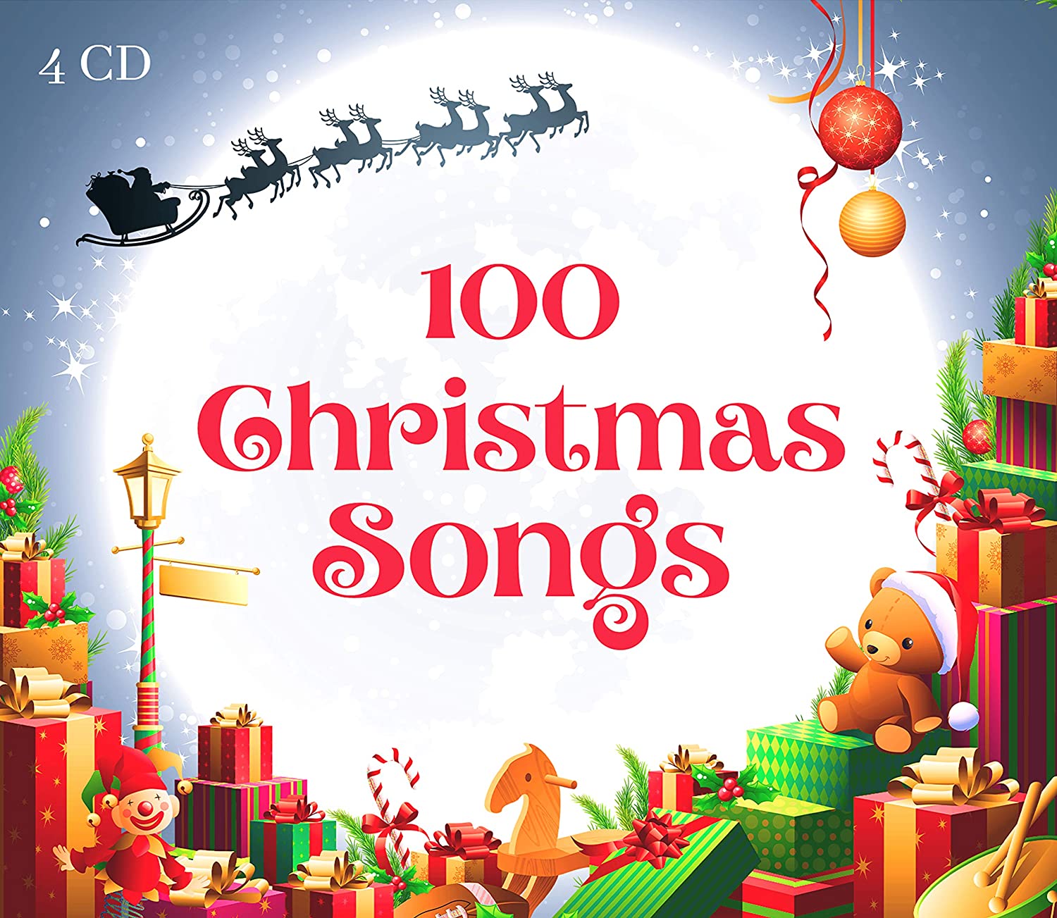 100 Christmas Songs - 4 CD - Le più belle Canzoni di Natale