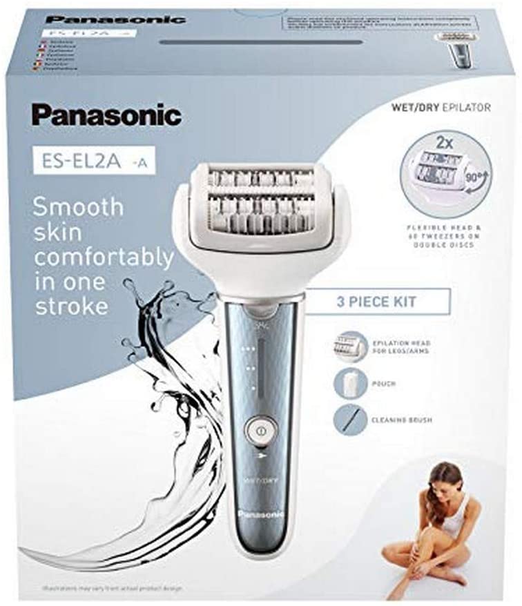 Panasonic Epilatore Elettrico Wet&Dry 60 Pinzette