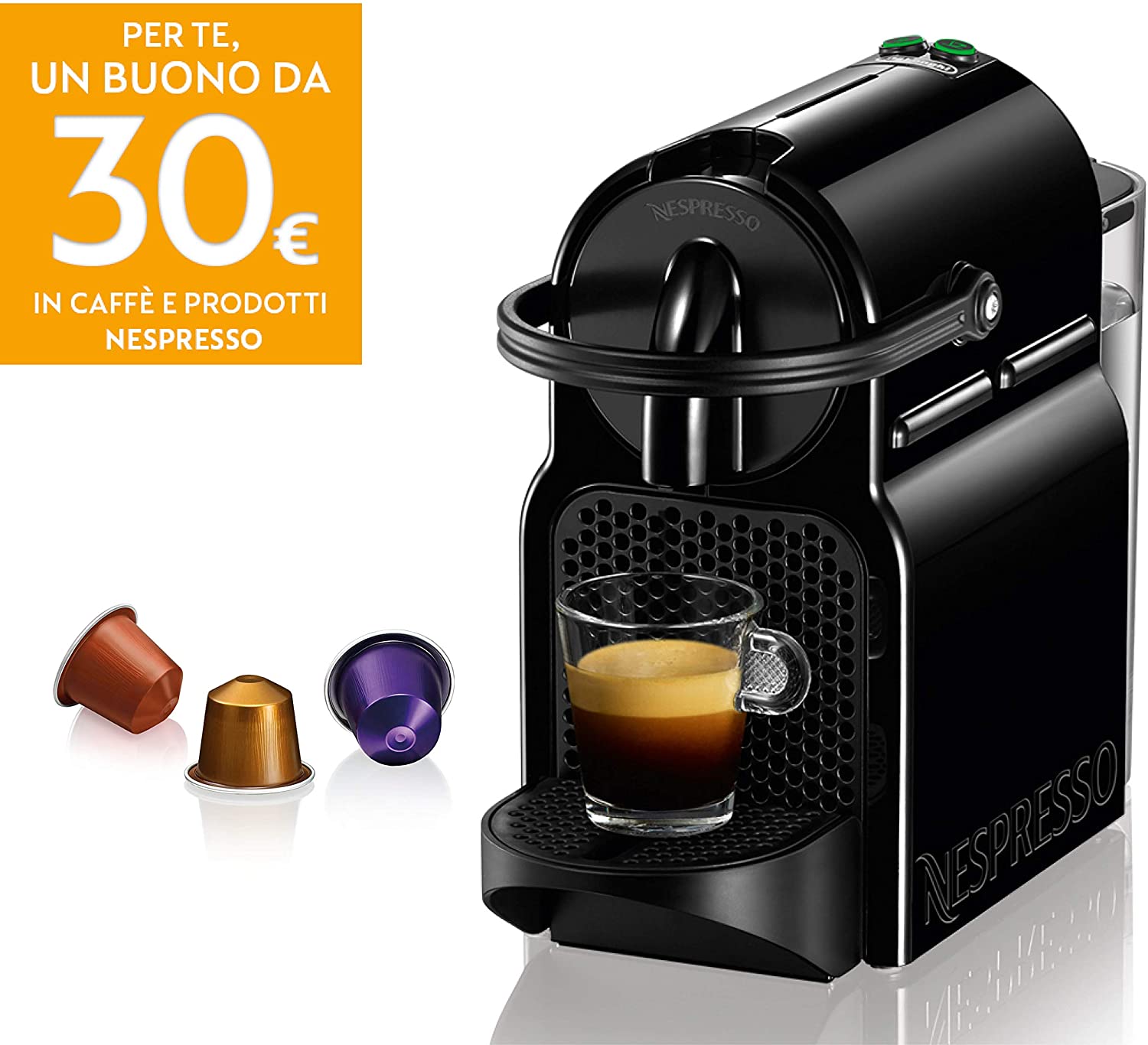 De'Longhi Nespresso Inissia - Macchina caffè espresso