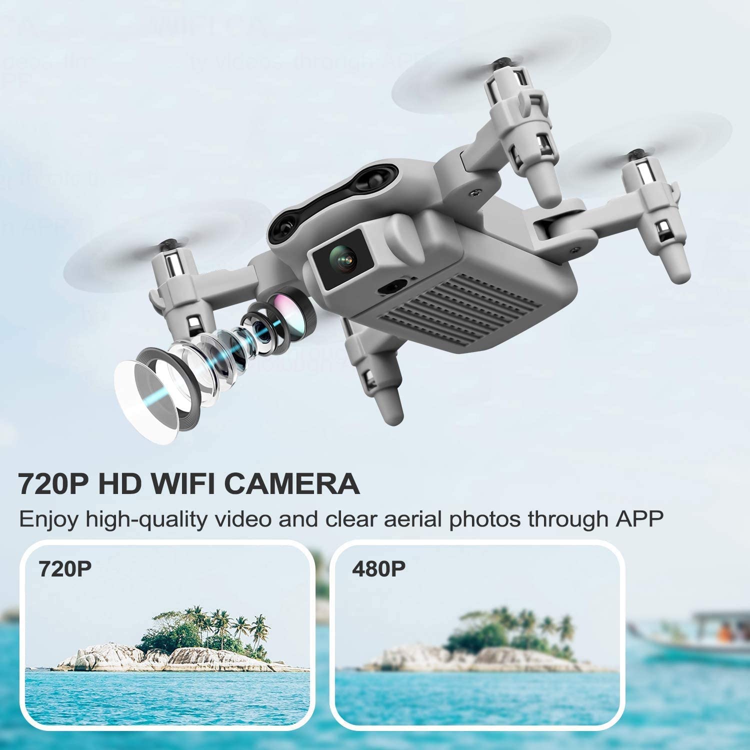 4DRC V9 720P Drone con Telecamera HD FPV