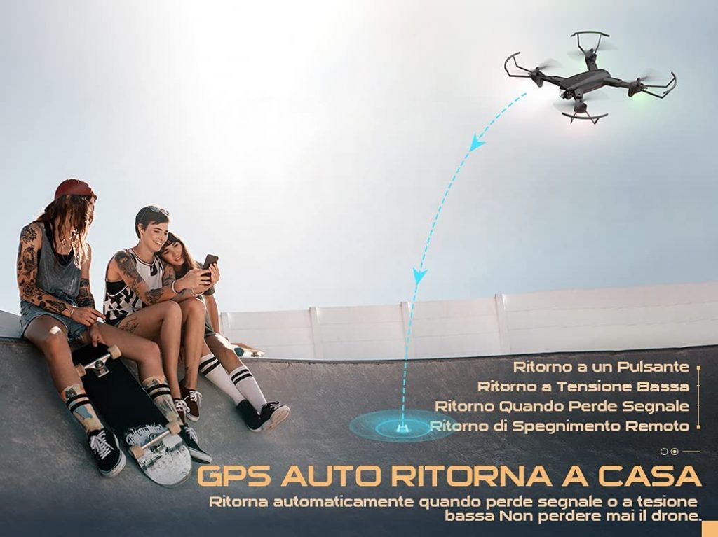 SP500 2K Drone con GPS/Telecamera/WiFi 5G