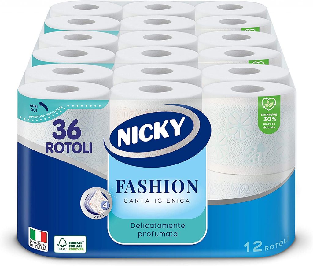 Nicky Fashion Carta Igienica 36 Rotoli