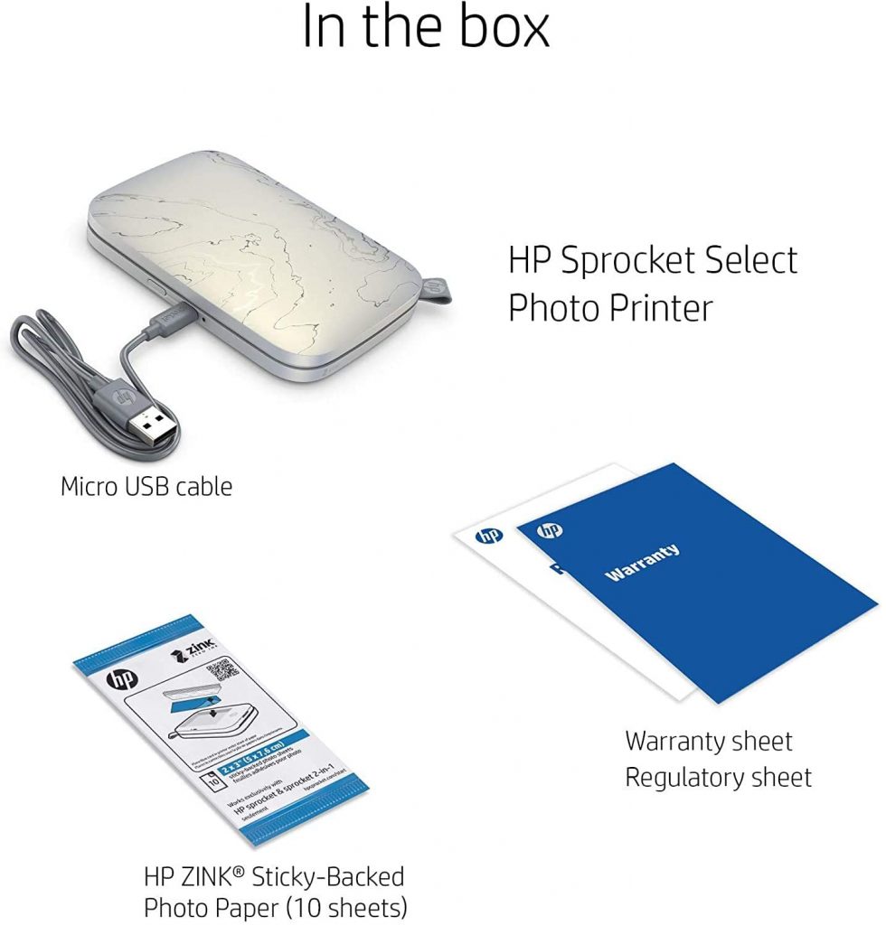 HP Sprocket - Stampante Fotografica Istantanea Portatile