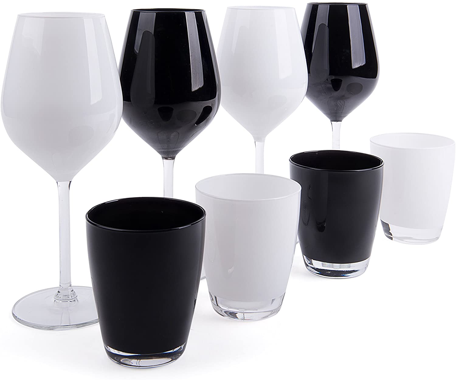 Excelsa Color Wine - Set Calici e Bicchieri 8 Unità