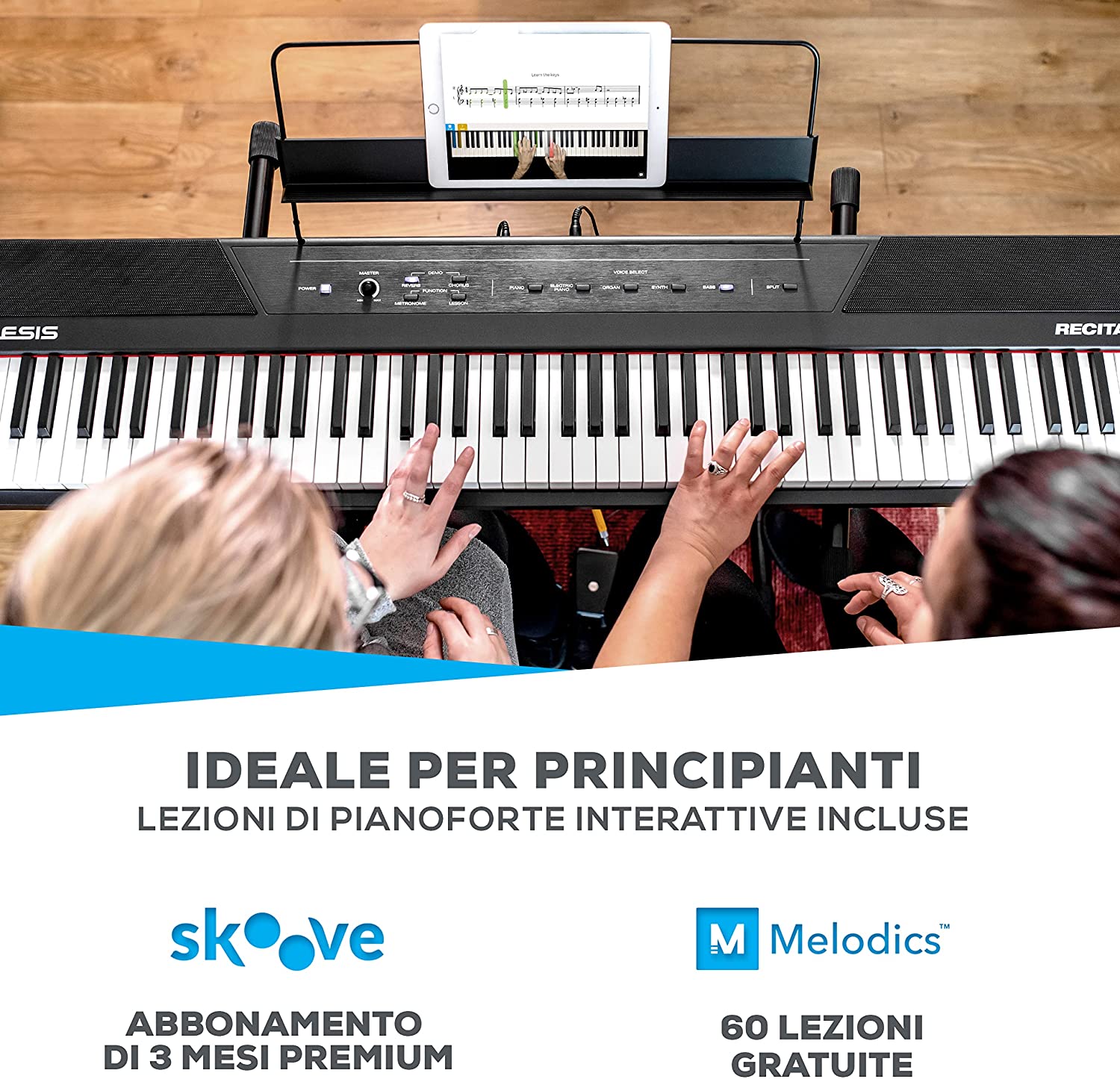 Alesis Recital - Pianoforte/Pianola con Casse Integrate