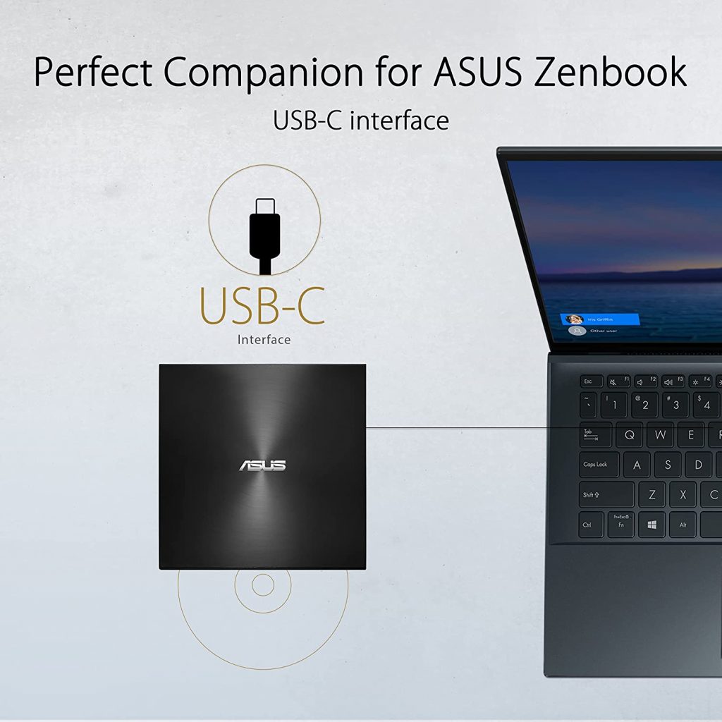 ASUS ZenDrive U8M - Masterizzatore Esterno USB-C