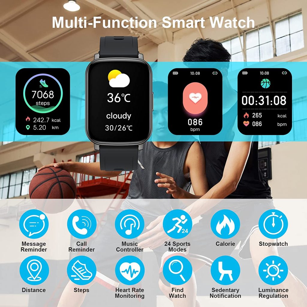 Smartwatch - Fitness Tracker 1.69 pollici Touch