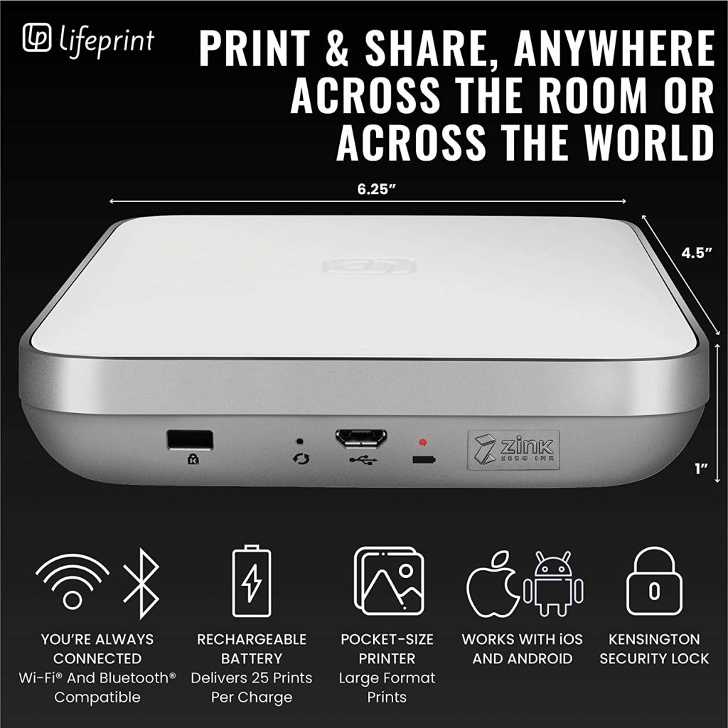 Lifeprint Stampante portatile - dispositivi iOS/Android
