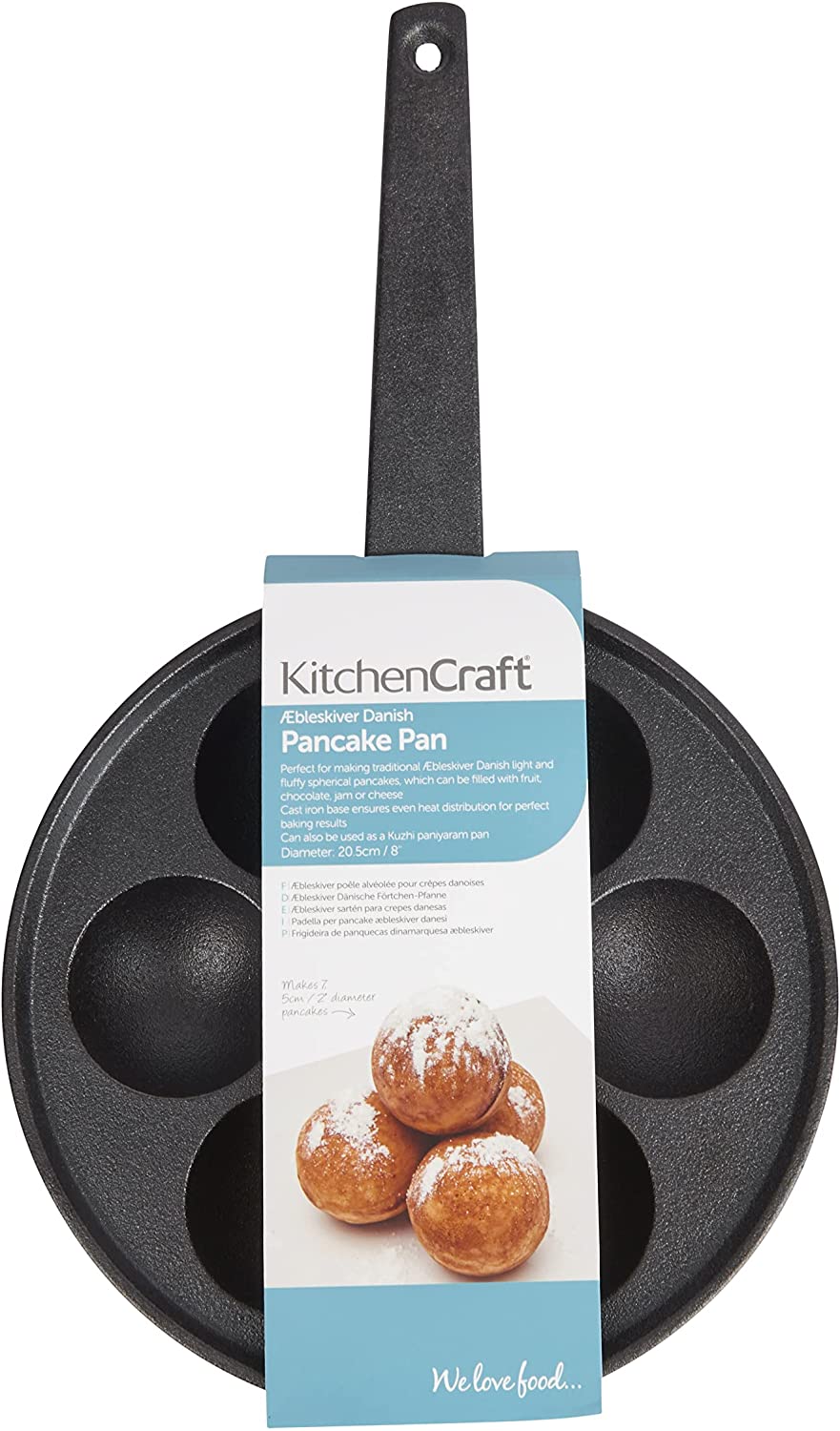 Kitchen Craft - Padella per Pancake 7 stampi