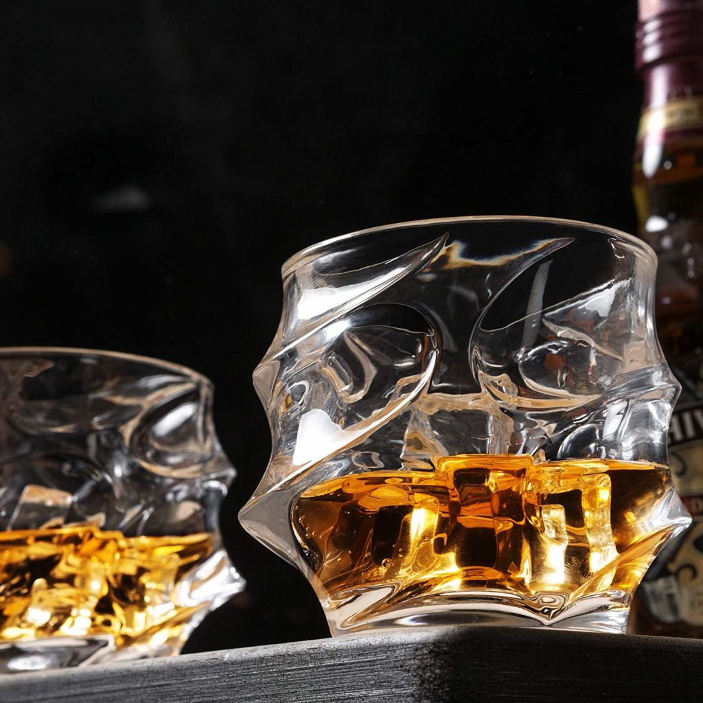 KANARS Bicchieri Cocktail e Whiskey in Cristallo - 4 Pz
