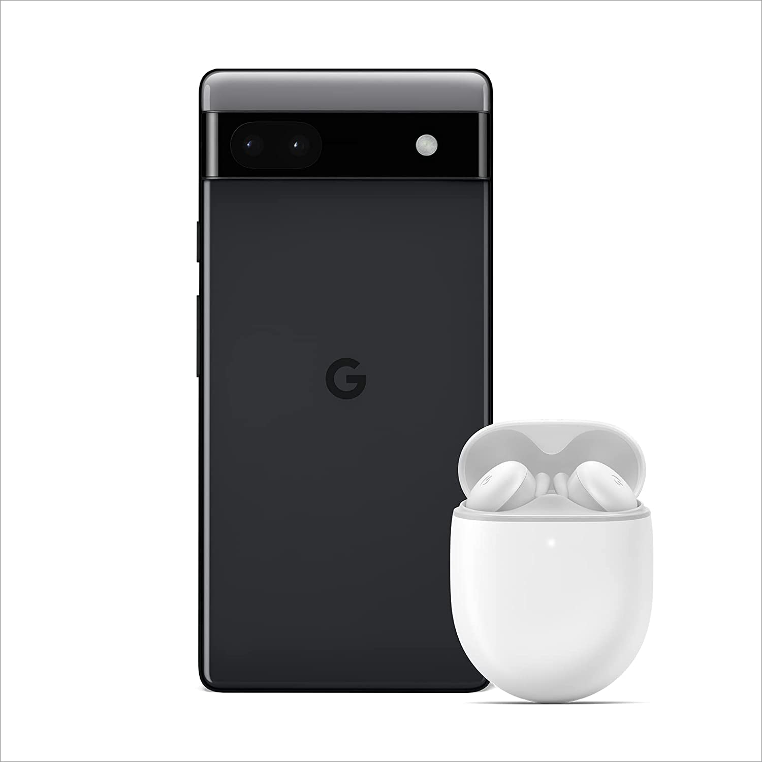 Smartphone Google Pixel 6a + Pixel Buds A-Series Bianco