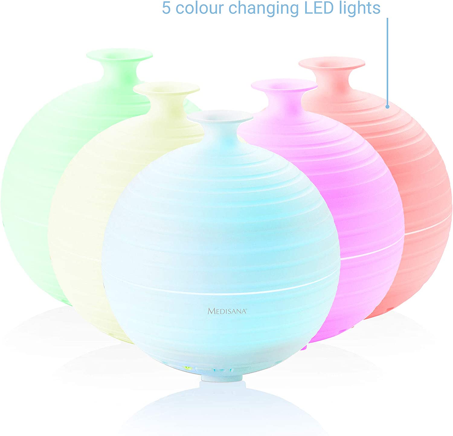 Medisana Diffusore d'aromi - Luce wellness 5 colori