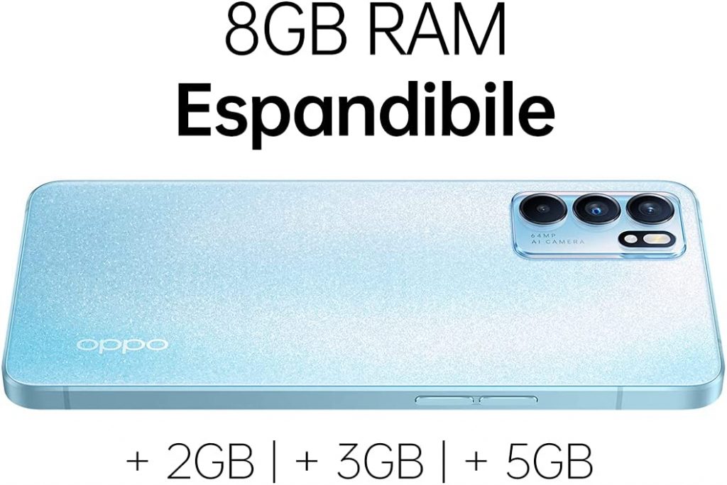 OPPO Reno 6 5G Dual Sim - Display 6.43‘’ FHD+
