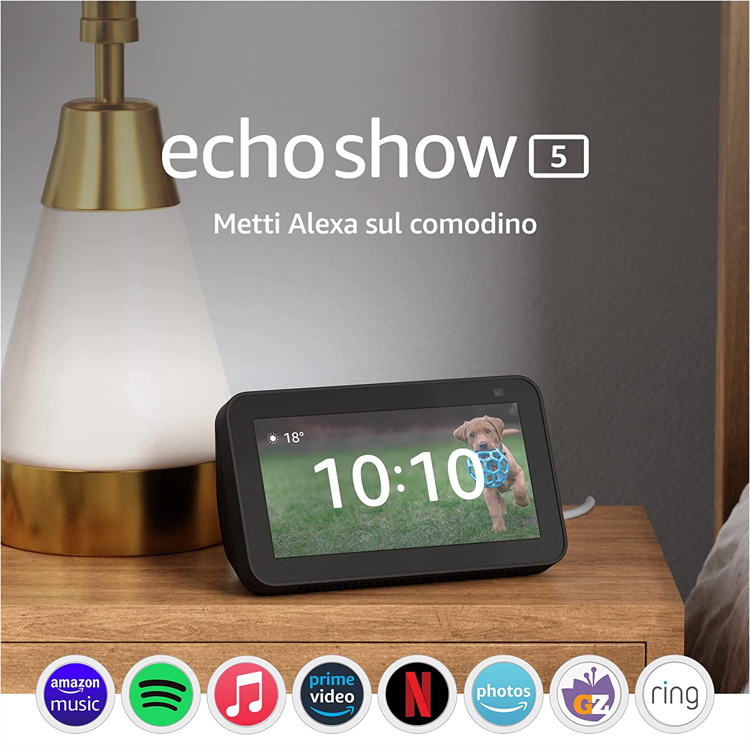 Echo Show 5 - Schermo intelligente Antracite