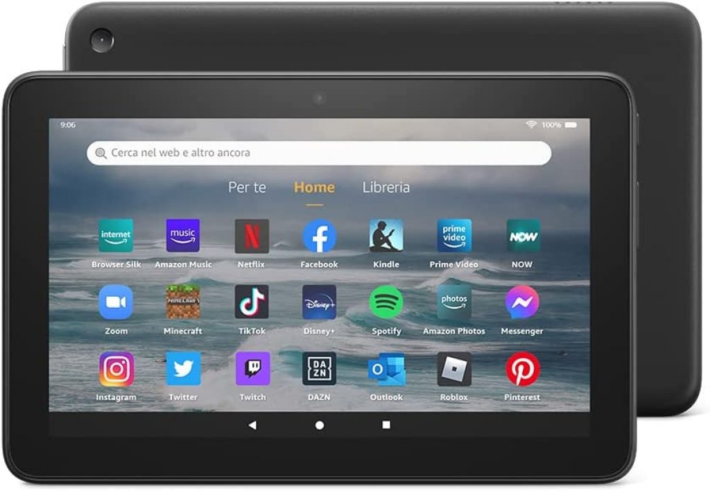 Nuovo tablet Fire 7 - 7” 16 GB (mod. 2022 Senza pubblicità )