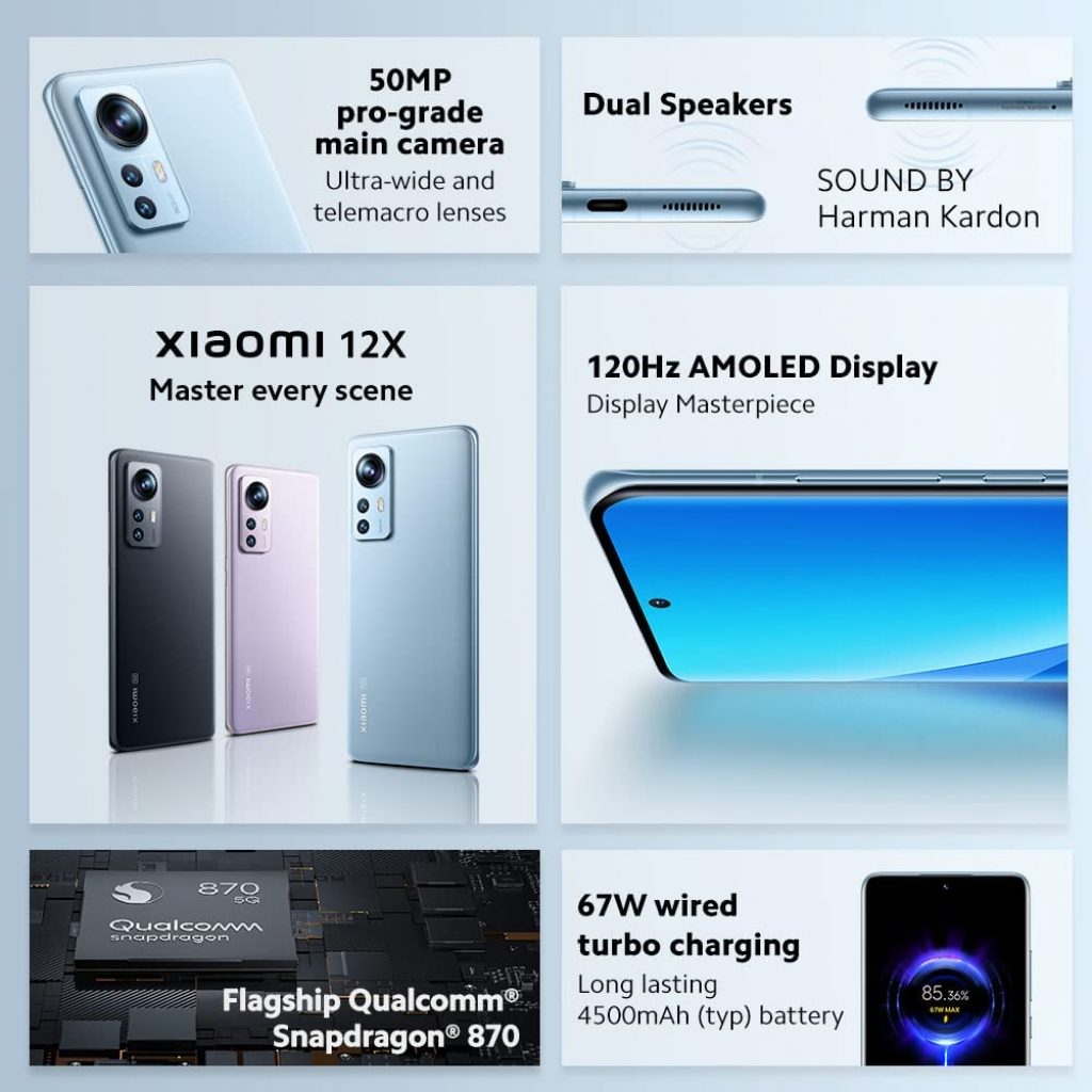 Xiaomi 12X - Smartphone 6.28”