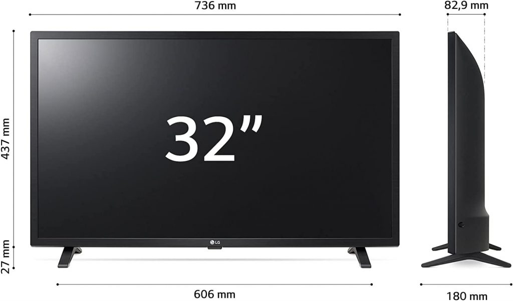LG Smart TV 32" Full HD - TV LED 2022 con AI