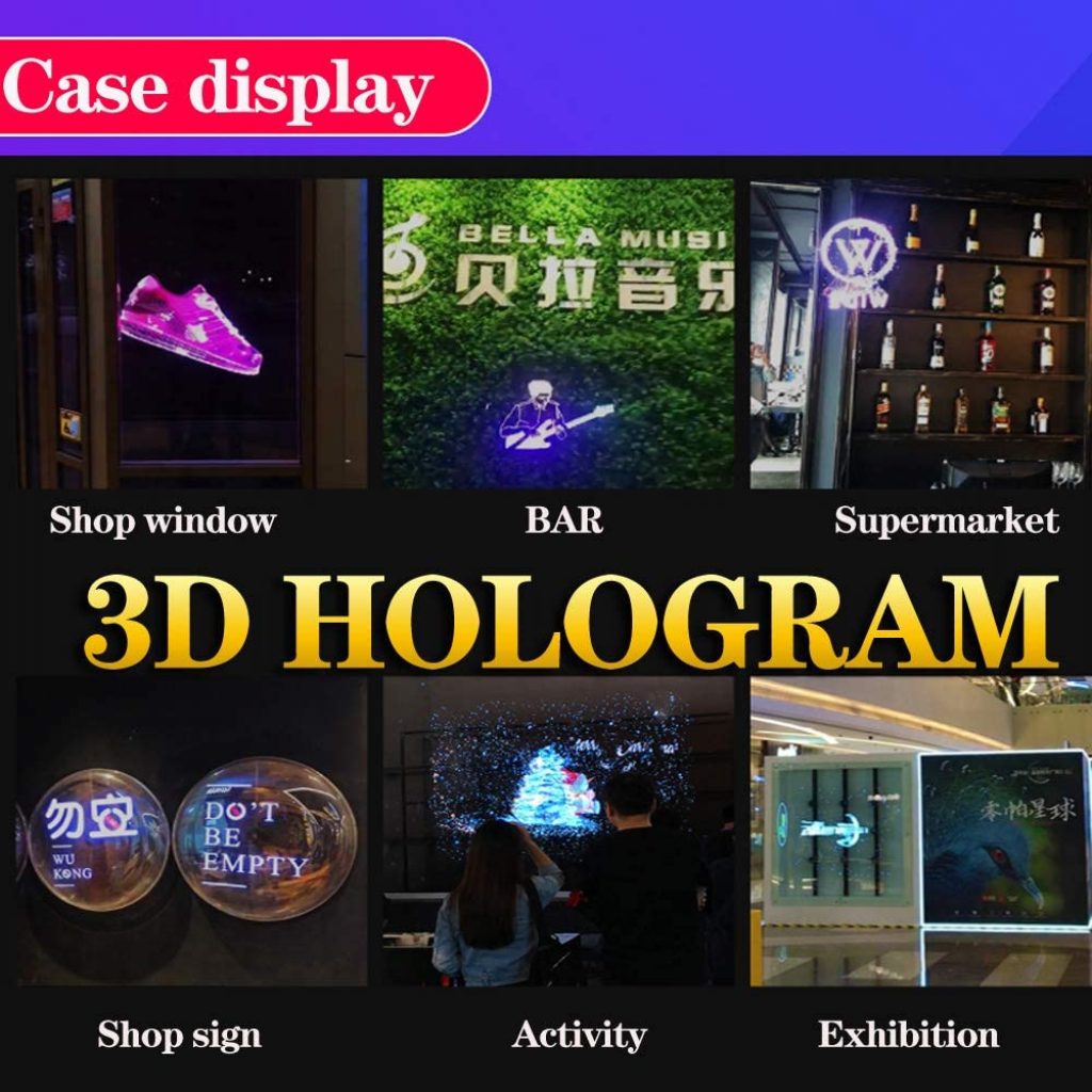 Proiettore Olografico - 42cm ologrammi 3D