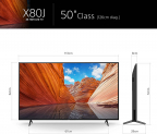 Sony BRAVIA  KD-50X80JP – Smart TV 50″ 4K ULTRA HD